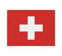 PHAYAH Couverture en flanelle ultra douce avec motif drapeau suisse pour canapé, lit, salon, bureau, pause déjeuner 203 x 152 cm