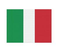 PHAYAH Couverture polaire douce à motif drapeau de l'Italie - 152,4 x 127 cm - Pour toutes les saisons - Pour literie, canapé et voyage