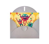 PHAYAH Cutie Pie Lot de 10 cartes de vacances avec enveloppes grises pour anniversaires de mariage et invitations de fête