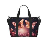 Phayah Deux sacs de week-end fantastiques papillons pour femme, sac de voyage, sac de week-end, sac de sport, sac fourre-tout à bandoulière