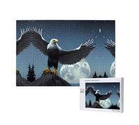Phayah Eagle Under The Stars Puzzles pour Adultes 1000 Pièces Enfants Intelligence Développement Jouets 29,5 X 19,7