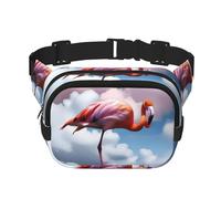 Phayah Flamingo In The Clou Sac banane pour homme et femme avec sangle réglable pour l'extérieur, l'entraînement, les voyages, la course à pied, la randonnée, le cyclisme