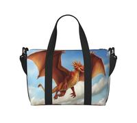 Phayah Flying Dragon In The Sky Sac de voyage Sac à main Sac à main Bagage Bagage Sac de nuit Pliable Unisexe Voyage en avion Sac pour objets personnels