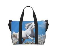 Phayah Flying Horse Sac de voyage Sac à main Sac à main Bagage Bagage Sac de nuit Pliable Unisexe Avion Voyage Articles personnels Sac