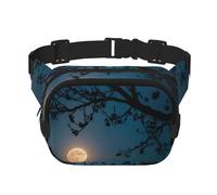 Phayah Full Moon High In The Sky Sac banane pour homme, femme, entraînement, voyage, course décontractée, randonnée, cyclisme