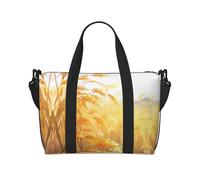 Phayah In The Fields Sac de voyage, sac de sport, sac de sport, sac de week-end à bandoulière pour femme, Noir , Taille unique