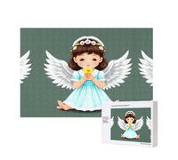 Phayah Joli petit ange avec motif puzzle unique pour décoration de la maison, 300 pièces
