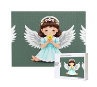 Phayah Joli petit ange avec motif puzzle unique pour décoration de la maison, 500 pièces