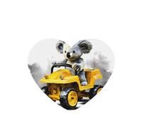 Phayah Koala Learning To Drive Lot de 4 désodorisants à suspendre en forme de cœur pour tiroir de voiture