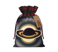 PHAYAH Le beau sac cadeau Saturne avec cordon de serrage est utilisé pour un emballage cadeau d'anniversaire et de fête, un choix idéal pour la famille et les amis
