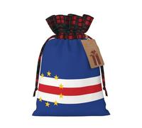 PHAYAH Le sac cadeau avec cordon de serrage drapeau du Cap-Vert est utilisé pour l'emballage cadeau d'anniversaire et de fête, un choix idéal pour la famille et les amis