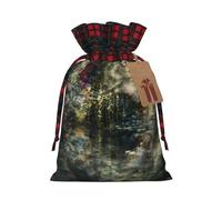 PHAYAH Le sac cadeau avec cordon de serrage pour piscine d'eau dans un arbre est utilisé pour l'emballage cadeau d'anniversaire et de fête, un choix idéal pour la famille et les amis