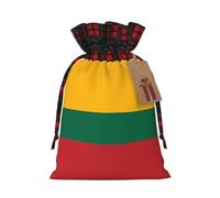 PHAYAH Le sac cadeau drapeau de la Lituanie avec cordon de serrage est utilisé pour un emballage cadeau d'anniversaire et de fête, un choix idéal pour la famille et les amis