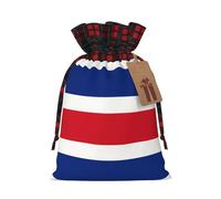 PHAYAH Le sac cadeau drapeau du Costa Rica avec cordon de serrage est utilisé pour l'emballage cadeau d'anniversaire et de fête, un choix idéal pour la famille et les amis