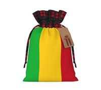 PHAYAH Le sac cadeau drapeau du Mali avec cordon de serrage est utilisé pour l'emballage cadeau d'anniversaire et de fête, un choix idéal pour la famille et les amis