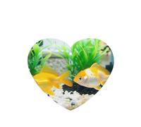 Phayah Little Goldfish Lot de 6 désodorisants pour voiture Parfum lavande en forme de cœur à suspendre Carte parfumée à suspendre pour voiture, placard, tiroir
