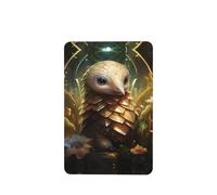 Phayah Little Pangolin Lot de 4 désodorisants rectangulaires à suspendre pour voiture, placard, tiroir