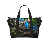 Phayah Lost Magic Sac de voyage avec anneau pour femme et fille Résistant à l'eau Noir Taille unique, Noir/blanc, One Size