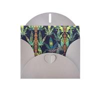 PHAYAH Lot de 10 cartes de vacances à motif feuilles de mauvaises herbes et idéales pour Noël, anniversaires de mariage et invitations de fête, enveloppes grises assorties