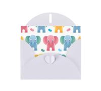 PHAYAH Lot de 10 cartes de vœux vierges en plastique avec enveloppes blanches pour Noël, anniversaire de mariage et invitations de fête