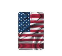 Phayah Lot de 4 désodorisants de voiture à suspendre Motif drapeau américain Parfum lavande Longue durée Carte Parfumée Rectangle