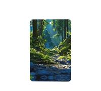 Phayah Lot de 4 désodorisants de voiture à suspendre - Motif mauvais esprit dans la forêt - Parfum lavande - Longue durée - Carte parfumée rectangulaire