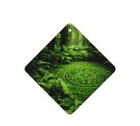 Phayah Lot de 4 désodorisants de voiture à suspendre Motif totem mystère de la forêt Parfum lavande Longue durée