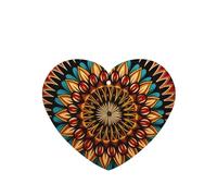 Phayah Lot de 4 désodorisants de voiture en forme de cœur à suspendre avec motif de dentelle halo - Parfum lavande