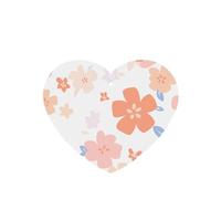 Phayah Lot de 4 désodorisants de voiture en forme de cœur à suspendre avec motif fleur de lavande