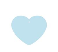 Phayah Lot de 4 désodorisants de voiture en forme de cœur à suspendre - Couleur unie - Petit motif frais - Parfum lavande