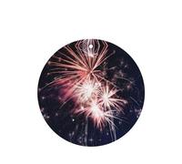 Phayah Lot de 4 désodorisants de voiture en forme de feu d'artifice - Parfum lavande - Forme ronde - À suspendre - Pour voitures, placards et chaussures