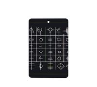 Phayah Lot de 4 désodorisants rectangulaires à suspendre avec symbole d'équation parfum lavande pour intérieur de voiture