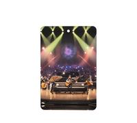 Phayah Lot de 4 désodorisants rectangulaires à suspendre pour voiture Motif soirée musicale Parfum lavande