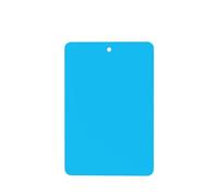 Phayah Lot de 4 désodorisants rectangulaires à suspendre pour voiture, placard, tiroir - Couleur unie - Bleu clair - Motif lavande