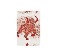 Phayah Lot de 4 désodorisants rectangulaires pour voiture Motif fleur de vache Parfum lavande