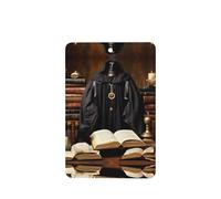 Phayah Lot de 4 désodorisants rectangulaires pour voiture - Motif Grimoire Strange World - Tablettes d'aromathérapie à suspendre - Parfum lavande