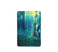 Phayah Lot de 4 désodorisants rectangulaires pour voiture, motif violoncelle dans l'eau, tablettes d'aromathérapie à suspendre, parfum lavande