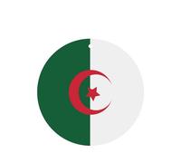 Phayah Lot de 4 désodorisants ronds pour voiture Motif drapeau de l'Algérie Parfum lavande