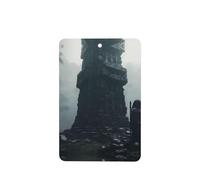 Phayah Lot de 6 cartes de désodorisants rectangulaires pour voiture Motif château malédiction automatique aromathérapie à suspendre - Parfum lavande