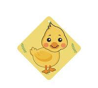 Phayah Lot de 6 désodorisants carrés à suspendre pour voiture Motif canard
