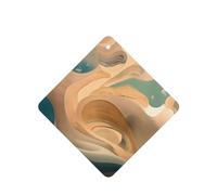 Phayah Lot de 6 désodorisants carrés à suspendre pour voiture Motif mystère jaune Parfum lavande