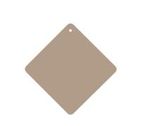 Phayah Lot de 6 désodorisants carrés à suspendre pour voiture, placard, tiroir - Couleur marron clair - Parfum lavande