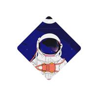 Phayah Lot de 6 désodorisants carrés pour voiture Motif Cool Man in Outer Space Galaxy Tablettes d'aromathérapie à suspendre - Parfum lavande pour éliminer les odeurs