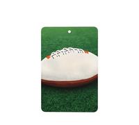 Phayah Lot de 6 désodorisants de voiture à suspendre - Motif ballon de rugby - Lavande - Longue durée - Parfumé - Rectangulaire