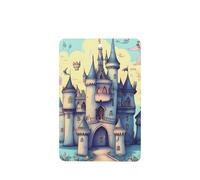 Phayah Lot de 6 désodorisants de voiture à suspendre Motif château de conte de fées Lavande Longue durée Parfum carte parfumée rectangulaire
