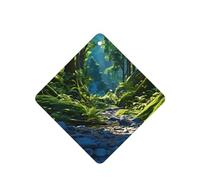 Phayah Lot de 6 désodorisants de voiture à suspendre - Motif mauvais esprit dans la forêt - Parfum lavande - Longue durée