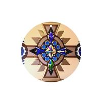Phayah Lot de 6 désodorisants de voiture avec motif peinture aborigène Parfum lavande Forme ronde À suspendre Tablette parfumée pour placard à chaussures