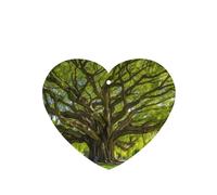Phayah Lot de 6 désodorisants de voiture en forme de cœur - Motif arbre primitif - Tablettes d'aromathérapie à suspendre - Parfum lavande