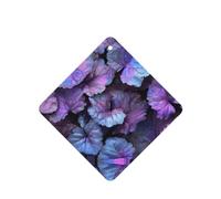 Phayah Lot de 6 désodorisants de voiture en forme de feuilles métalliques - Parfum lavande - Carte carrée à suspendre - Pour tiroir de placard et tiroir