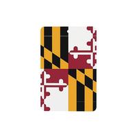Phayah Lot de 6 désodorisants rectangulaires à suspendre au motif drapeau du Maryland - Parfum lavande - Pour voiture, placard, tiroir
